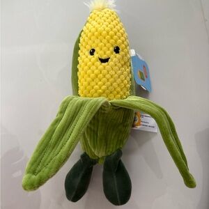 Giggle scape Target Yellow & Green Plush Corn Character Toy